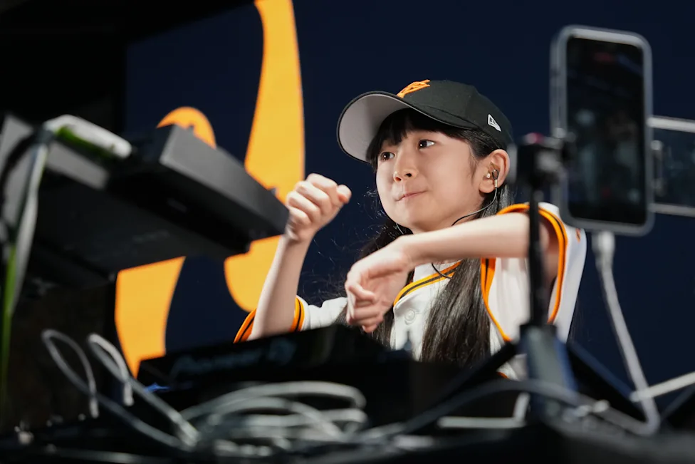 Cover image for: Japan's DJ Rinoka bobs to the beat as a child prodigy techno artist